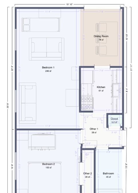 1Bed – 2118 Red Arrow Trl #18
